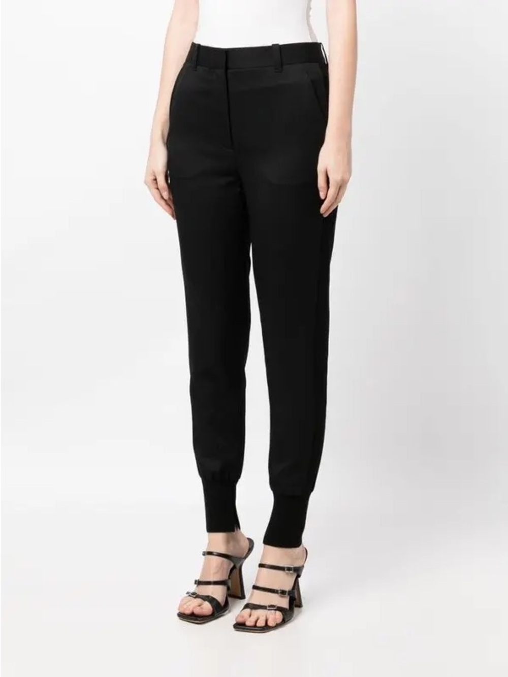 3.1 Phillip Lim Lightweight Wool Tapered Jogger Pants Black Sz. 2 NWT